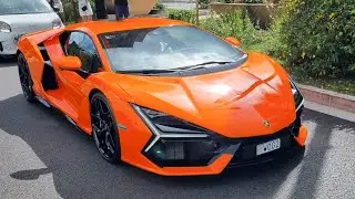 NEW Lamborghini Revuelto in Monaco - Start-Up, Electric drive & Exhaust sounds!