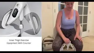 Inner Thigh Exercise Equipment With Counter, Kegel Tightener, Hip And Pelvic Floor Muscle Trainer