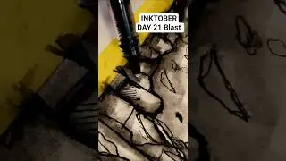 Inktober Day 21 Blast #inktober #shorts