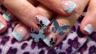 ☆★Gel Nails - Butterfly on ice ☆★