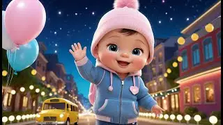 Party Bus New Year Trip Song | Fun Vehicles & New Year Nursery Rhyme for Kids