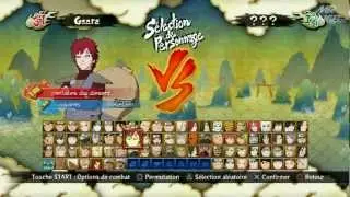 Naruto shippuden ultimate ninja Storm 3 - Final Roster - Présentation personnages/combos 1 - HD - FR