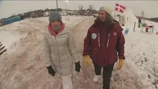 Check out the best snow sculpting in Stillwater