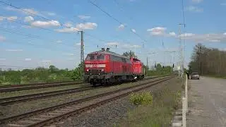 Bahnverkehr in Saarmund ~ Treinen in Saarmund (4K)