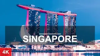 Singapore &ndash; Aerial Drone Video [ 4K ]