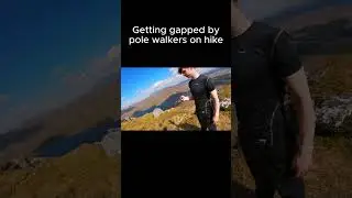 Gapped by Pole Walkers on Scottish Hike 😭 #hiking #mountains #hikingadventures #funny