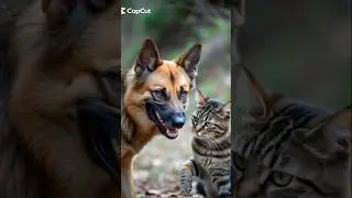 cat vs dog funny moments #funny #dog #cat