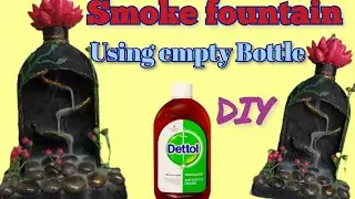 OMG 😱 I Made This from Waste Bottle & Cardboard | Smoke Fountain DIY | #recycle #waste