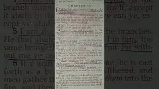 John 15:1-7 If ye abide in my & my words abide in you, ye shall ask what ye will, it shall be done