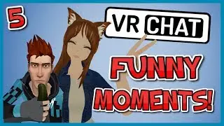 [VRChat] Превращения в Человека-Огурца! (Забавные моменты из VRChat 05)