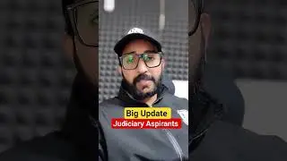 Big Update for Judiciary Aspirants 📢 #Shorts #JudiciaryPreparation #judiciary