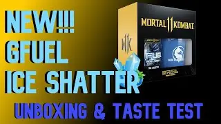 NEW! Ice Shatter GFuel (Unboxing and Taste Test)