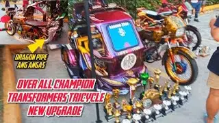 over all champion transformers tricycle | Kawasaki Barako II 175 with sidecar sagad sa angas