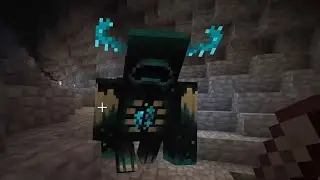 Fighting and BEATING the NEW boss the Warden in Minecraft 1.19!!