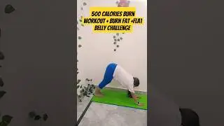 500 calories burn workout+ burn fat + flat belly challenge 🧿🧘&zwj;♀️ #viral #youtubeshorts#ytshorts