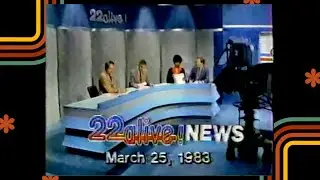 Retro 1983 - WKEF 22 News - Fire at Ankeney Jr High in Beavercreek - Dayton TV History