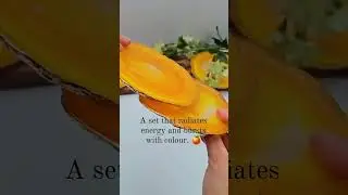How do you create dramatic resin marbelling? #orange #orangeart #epoxy