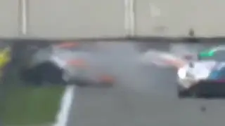 Alex Denning Hard Crash - 2023 GT4 European @ Monza