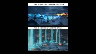 Xiao Yan Save Xiao Clan Vs Xiao Yan Save Cailin | Btth Edit 🔥 | #Btth #shorts #viral #donghua #anime