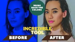 This incredible tool restores the colors with a single click I Photoshop Tutorial