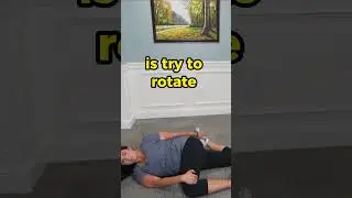 How To Perform The Bretzel Stretch #stretches #backpain #shorts