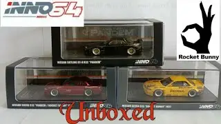Unboxing a few Inno64 Pandem Nissan's