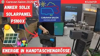 Anker SOLIX PS100X - ultra kompaktes, faltbares Solarpanel mit 100 Watt so gro&szlig; wie ein Laptop