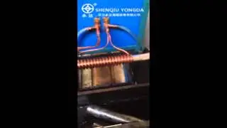 Diameter 23mm brass rod induction forging machine