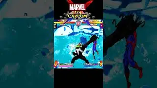 VENOM SPECIAL MOVES MVC X #marvel #marvelvscapcom #venom #spiderman #fightinggames
