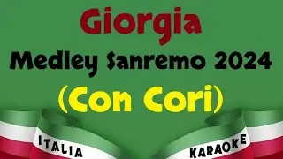 Giorgia - Medley Sanremo 2024 (LIVE) (Con Cori) Karaoke (No Applausi No Pubblico)