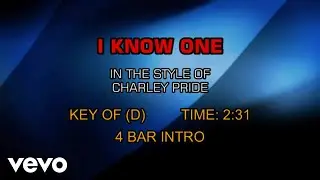 Charley Pride - I Know One (Karaoke)
