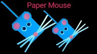 How To Make A Mouse With Paper/Paper Rat/ Mouse With Paper/ Diy Paper Mouse।