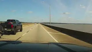 Driving from Mobile, Alabama to Florida Border on Interstate 10