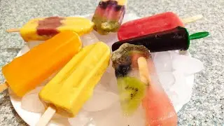 Fresh fruit popsicles without added sugar and preservatives | All natural frozen summer treats