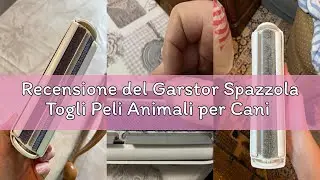 Recensione del Garstor Spazzola Togli Peli Animali per Cani e Gatti, Leva Peli Riutilizzabile per Ri