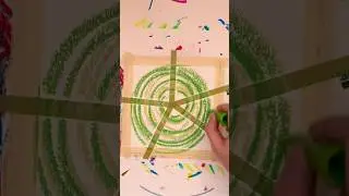 FUN and EASY Art Journaling Idea with Paint Sticks #dailyart #paintsticks