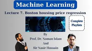 7. Boston housing price prediction using Regression - A machine learning example