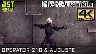 Nier Automata &ndash; Boss: Operator 210 & Auguste [4K-60fps, Xbox One X]