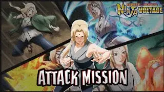 Tsunade Great ninja war (Massive Boost) | Solo battle Attack Mission (Team) | Nxb Nv