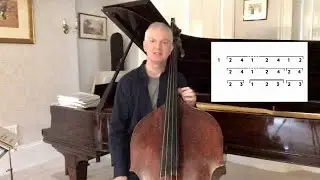One fingering for all harmonic minor scales on the double bass