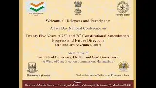 Day - 1 | Schedule | National Conference for 73rd & 74th CAA |