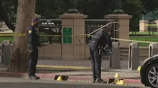 Two people shot outside of Oakland City Hall