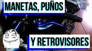 Cambio de manetas, puños y retrovisores de la Z750
