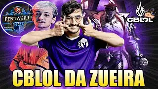 1V5 INSANO do GUIGO e PENTAKILL do NETUNO - CBLOL DA ZUEIRA