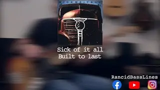 Sick of it all - Built to last - Bass Cover