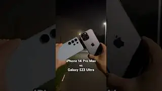 Zoom iPhone 14 Pro Max vs Galaxy S23 Ultra