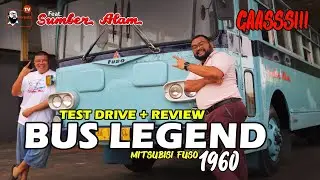 BELAJAR MENGEMUDI BUS LEGEND PO. SUMBER ALAM