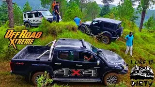 Extreme Offroad with Isuzu Thar And Jimny in Lohaghat #trending #viral #thar #isuzu #jimny