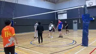 Social volleyball game all 3 sets @VB.samuel has another angle of the game so go check it out