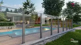 Windbreaker System - Airflex: Pool Fence